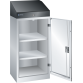 LISTA - Pupitre position debout (LxPxH) 500x500x1200mm KEY Lock fermeture identique 2C 1 Gris clair RAL 7035