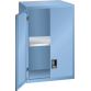 LISTA - Éléments supérieur pour armoires à tiroirs avec portes battantes en tôle pleine 36x36E (LxPxH) 717x725x1000mm KEY Lock Bleu clair RAL 5012