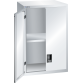 LISTA - Éléments supérieur pour armoires à tiroirs avec portes battantes en tôle pleine 36x36E (LxPxH) 717x725x1000mm KEY Lock Gris clair RAL 7035