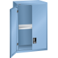 LISTA - Éléments supérieur pour armoires à tiroirs avec portes battantes en tôle pleine 36x27E (LxPxH) 717x572x1000mm KEY Lock Bleu clair RAL 5012