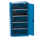 LISTA - Armoire charge batterie H 195 x L 100 x P 58 cm - 1 rampe électrique de 5 prises (230V) sur la paroi arrière