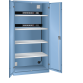 LISTA - Armoire charge batterie H 195 x L 100 x P 58 cm - 2 rampes électrique avec 5 prises (230V)