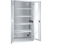 LISTA - Armoire charge batterie H 195 x L 100 x P 58 cm - 1 rampe électrique avec 5 prises 230V sur la paroi latérale