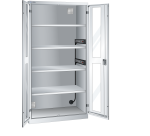 LISTA - Armoire charge batterie H 195 x L 100 x P 58 cm - 2 rampes électriques de 5 prises (230V) sur la paroi latérale