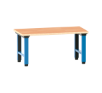 Poste de travail Lista Quattro réglage électrique de la hauteur, plateau en Multiplex, piètement métal