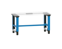 LISTA - Poste de travail kit Quattro Mobile (HxLxP) 69-119 x 150 x 71,8 cm