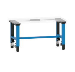 LISTA - Poste de travail kit Quattro Mobile (HxLxP) 69-119 x 150 x 71,8 cm