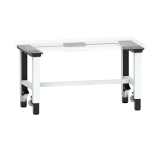 LISTA - Poste de travail kit Quattro Mobile (HxLxP) 69-119 x 200 x 71,8cm R7035