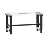 LISTA - Poste de travail kit Quattro Mobile (HxLxP) 69-119 x 200 x 71,8cm N9000