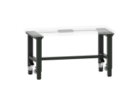 LISTA - Poste de travail kit Quattro Mobile (HxLxP) 69-119 x 150 x 71,8 cm