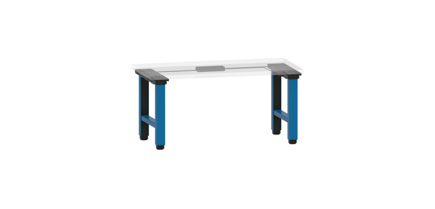 LISTA - Poste de travail kit Quattro Pro (HxLxP) 67,5-117,5 x 176 x 71,8 cm