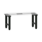 LISTA - Poste de travail kit Quattro Pro (LxPxH) 176x718x675-1175mm pour profondeur de module 725mm avec unité de contrôle kit 4K, sans plateau d'établi/câble de raccordement douille système Noir NCS S 9000-N