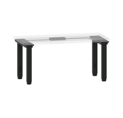 LISTA - Poste de travail kit Quattro Basic (HxLxP) 67,5-117,5 x 176 x 71,8 cm NCS S 9000-N