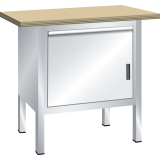 LISTA - Établi compact (HxLxP) 84 x 100 x 70 cm Multiplex KEY Lock R7035