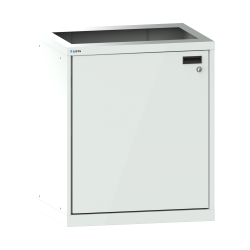 LISTA - Station de nettoyage 36x27E (LxPxH) 717x572x850mm à gauche, 1 rayon extensible H 100mm (75kg) Gris clair RAL 7035