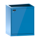 LISTA - Station de nettoyage 36x27E (LxPxH) 717x572x850mm à droite, 1 rayon extensible H 100mm (75kg) Bleu clair RAL 5012