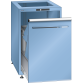 LISTA - Armoire de distribution de papier 27x36E (LxPxH) 564x725x895-940mm 1 x 60l avec kit de pieds de mise à niveau pour caches (4 x pieds, 45-90mm) Bleu clair RAL 5012