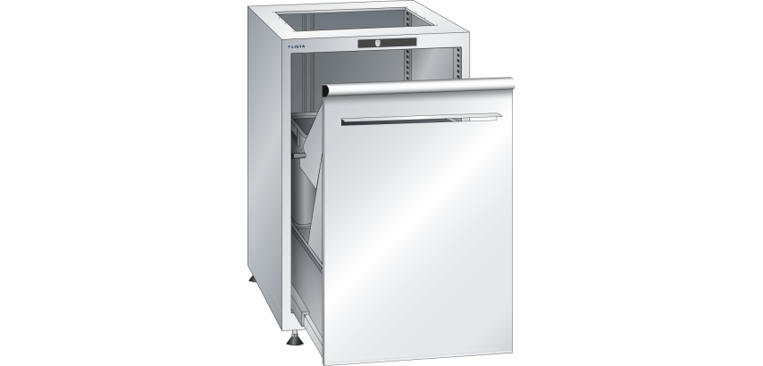 Armoire de distribution de papier Lista - H 89,5 x L 56,4 x P 72,5 cm