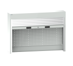 Lista - Armoire superposée à rideaux - H 105 x P 25 cm