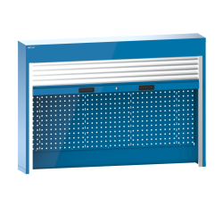 Lista - Armoire superposée à rideaux - H 105 x P 25 cm