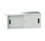 Armoire suspendue à portes pleines Lista - H 42 x L 100 x P 30 cm