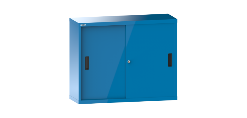 Armoire suspendue à portes pleines Lista - H 80 x L 100 x P 35 cm