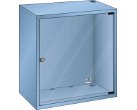 Support d'écran Lista ouverture porte à droite H 80 x L 71,7 x P 35 cm