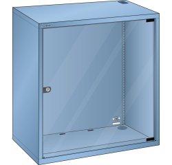 Support d'écran Lista ouverture porte à droite H 80 x L 71,7 x P 35 cm