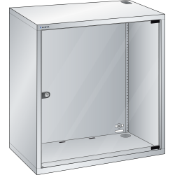 LISTA - Support d'écran (LxPxH) 717x350x800mm montée à droite KEY Lock Gris clair RAL 7035