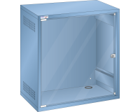 Support d'écran Lista ouverture porte à gauche H 80 x L 71,7 x P 35 cm