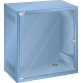LISTA - Support d'écran (LxPxH) 717x350x800 mm montée à gauche KEY Lock Bleu clair RAL 5012