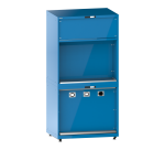 Tour d’alimentation en fluides Lista 54 x 36 E - 6 accès pour flexibles H 204,5/209  x L 102,3 x P 72,5 cm