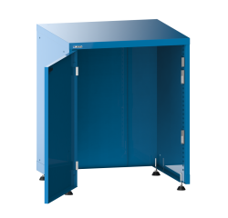 Armoire à portes battantes sans fond Lista 36x36E H 89,5-94 x L 71,7 x P 72,5 cm, portes à gauche, 4 pieds de mise à niveau Key Lock