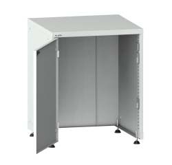 Armoire à portes battantes sans fond Lista 36x36E H 89,5-94 x L 71,7 x P 72,5 cm, portes à gauche, 4 pieds de mise à niveau Key Lock