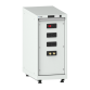 LISTA - Armoire pour module Énergie 18x36E (LxPxH) 411x725x895-940mm accords pour air comprimé DN7 avec kit de pieds de mise à niveau pour caches (4 x pieds, 45-90mm) type F Gris clair RAL 7035