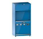 Tour d’alimentation en fluides Lista 54 x 36 E - 8 accès pour flexibles H 204,5/209  x L 102,3 x P 72,5 cm