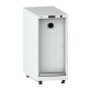 LISTA - Armoire d’alimentation 18x36E (LxPxH) 411x725x895-940mm 1 x accès pour flexibles/1 x bac de rétention avec kit de pieds de mise à niveau pour caches (4 x pieds, 45-90mm) et set de montage Gris clair RAL 7035
