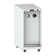 LISTA - Armoire d’alimentation 18x36E (LxPxH) 411x725x895-940mm 2 x accès pour flexibles/1 x bac de rétention avec kit de pieds de mise à niveau pour caches (4 x pieds, 45-90mm) et set de montage Gris clair RAL 7035