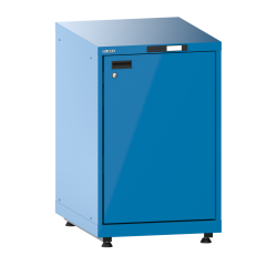 Armoire à porte battante Lista 36x36E H 89,5-94 x L 71,7 x P 72,5 cm porte à droite, 1 étagère amovible, 4 pieds de mise à niveau Key Lock