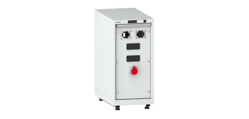 LISTA - Armoire d’alimentation Compact - 2 accès pour flexibles + prise 400V