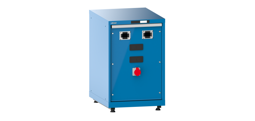 LISTA - Armoire d’alimentation Compact - 2 accès pour flexibles + prise 400V