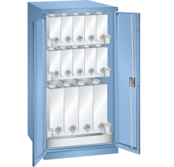 Armoire à 2 portes battantes pleines pour liquides H 145 x L 71,7 x P 75,3 cm Key Lock