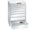 Armoire à tiroirs Lista 36x36E H 100 x L 71,7 x P 72,5 cm avec plusieurs tiroirs Key Lock