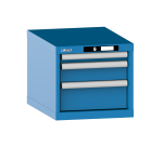 Armoire à tiroirs Lista18x27E H 38,3 x L 41,1 x P 57,2 cm 3 tiroirs (1 x 5, 1 x 10 et 1 x 15 cm) Key Lock
