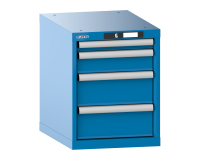 LISTA - Armoire à tiroirs (HxLxP) 53,3 x 41,1 x 57,2 cm KEY Lock R5012