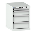 Armoire à tiroirs Lista 18x27E H 53,3 x L 41,1 x P 57,2 cm 4 tiroirs (1 x 5, 1 x 10 et 2 x 15 cm) Key Lock