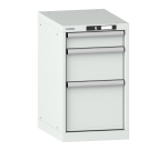 Armoire à tiroirs Lista18x27E H 70 x L 41,1 x P 57,2 cm avec plusieurs tiroirs Key Lock