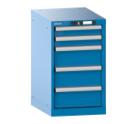 Armoire à tiroirs Lista18x27E H 70 x L 41,1 x P 57,2 cm avec plusieurs tiroirs Key Lock