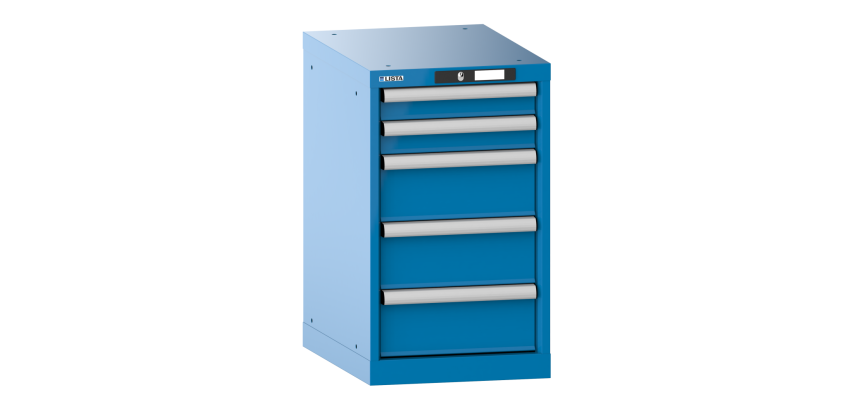 Armoire à tiroirs Lista18x27E H 70 x L 41,1 x P 57,2 cm avec plusieurs tiroirs Key Lock
