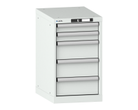 Armoire à tiroirs Lista18x27E H 70 x L 41,1 x P 57,2 cm avec plusieurs tiroirs Key Lock